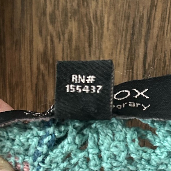 WITTY FOX Granny Square Crochet Crop Tank Top Boho Festival Indie Beach Y2K Sz S - Picture 12 of 12